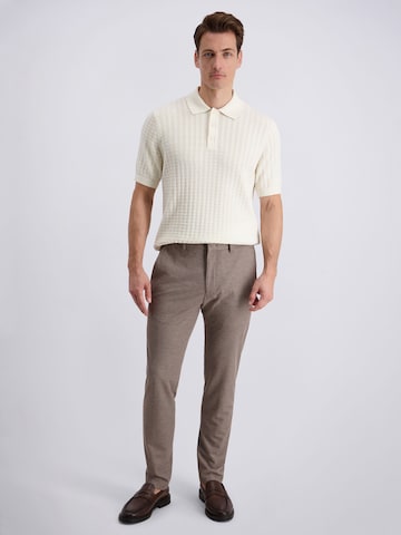 PIERRE CARDIN Slim fit Trousers 'Rick' in Beige