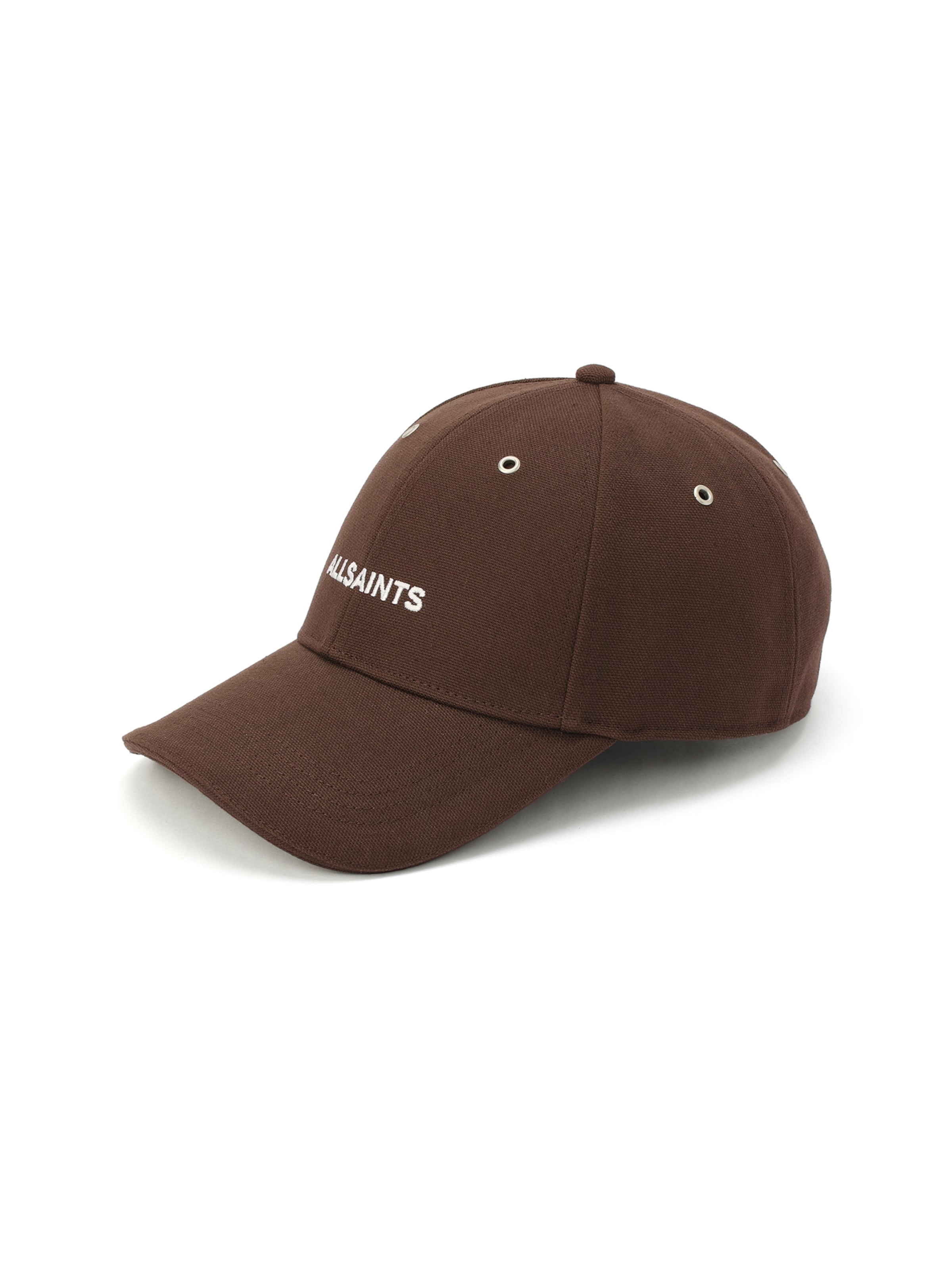 Casquette AllSaints en marron : devant