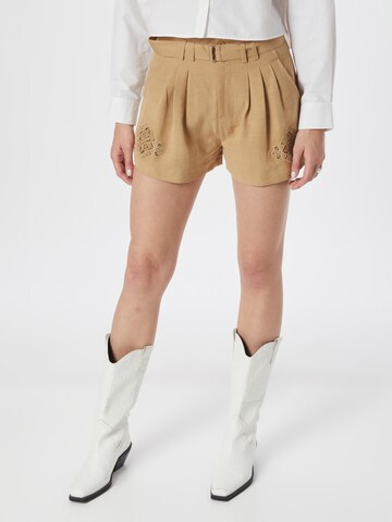 Ipekyol Regular Shorts in Beige: Vorderseite