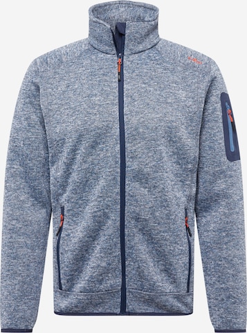 CMP Funktionele fleece-jas in Blauw: voorkant