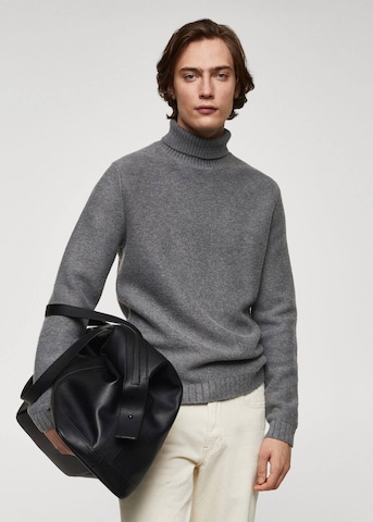 MANGO MAN Sweater 'Lotot' in Grey: front