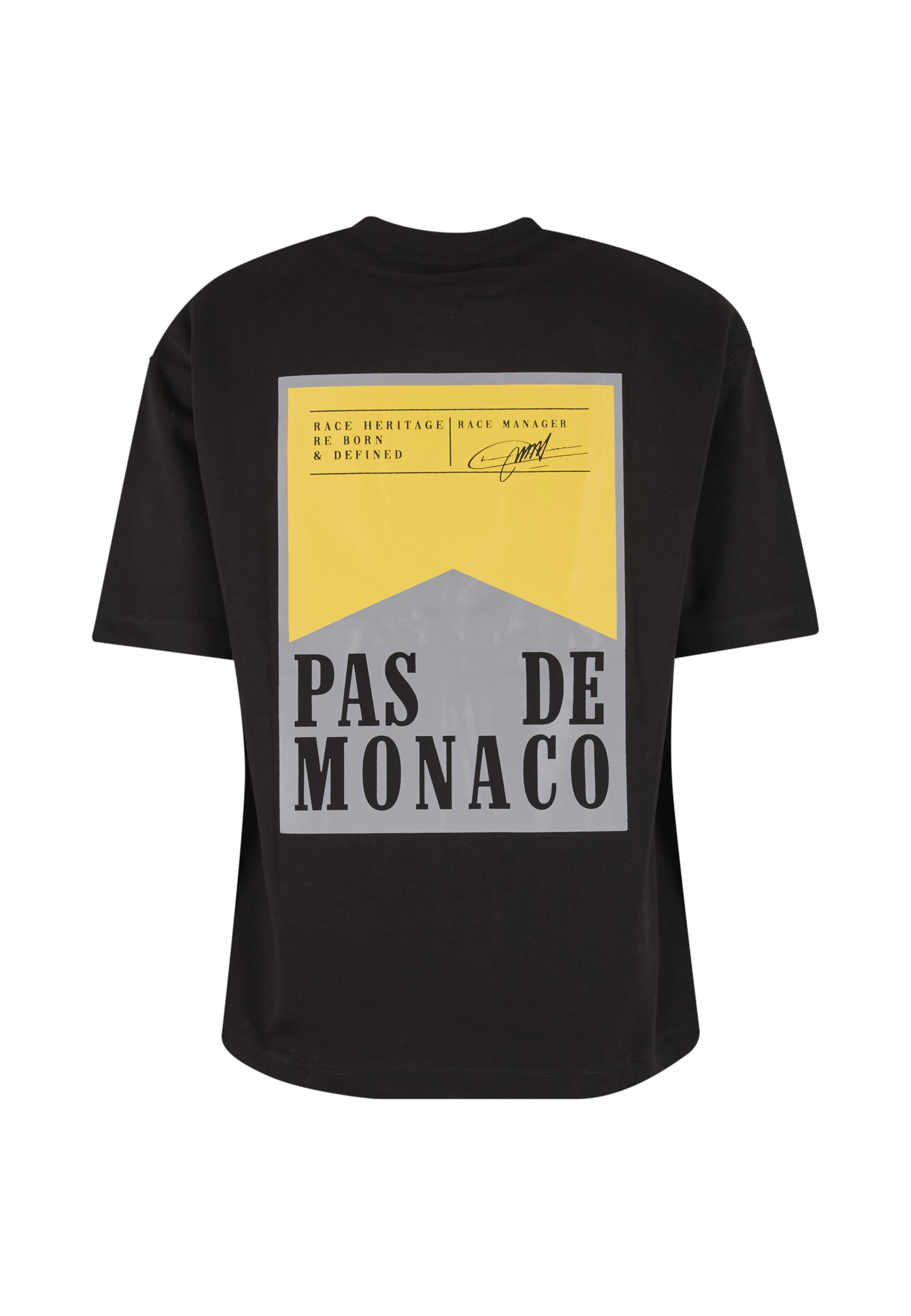 T-Shirt 'Wrapper' Pas De Monaco en noir