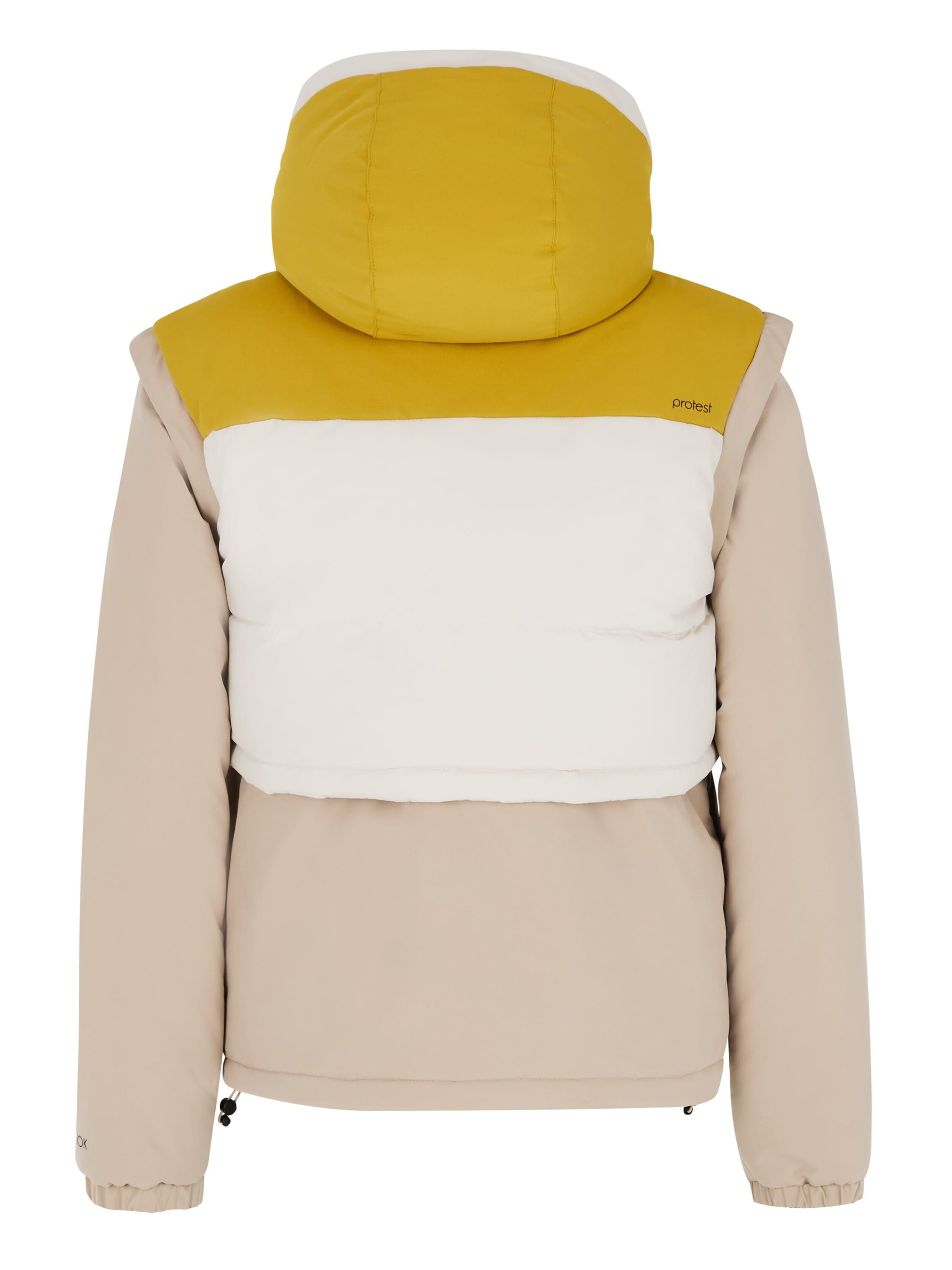 PROTEST Sportjas 'PRTRUSH' in Groen: voorkant