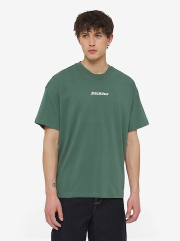 DICKIES Majica 'ENTERPRISE' | zelena barva: sprednja stran
