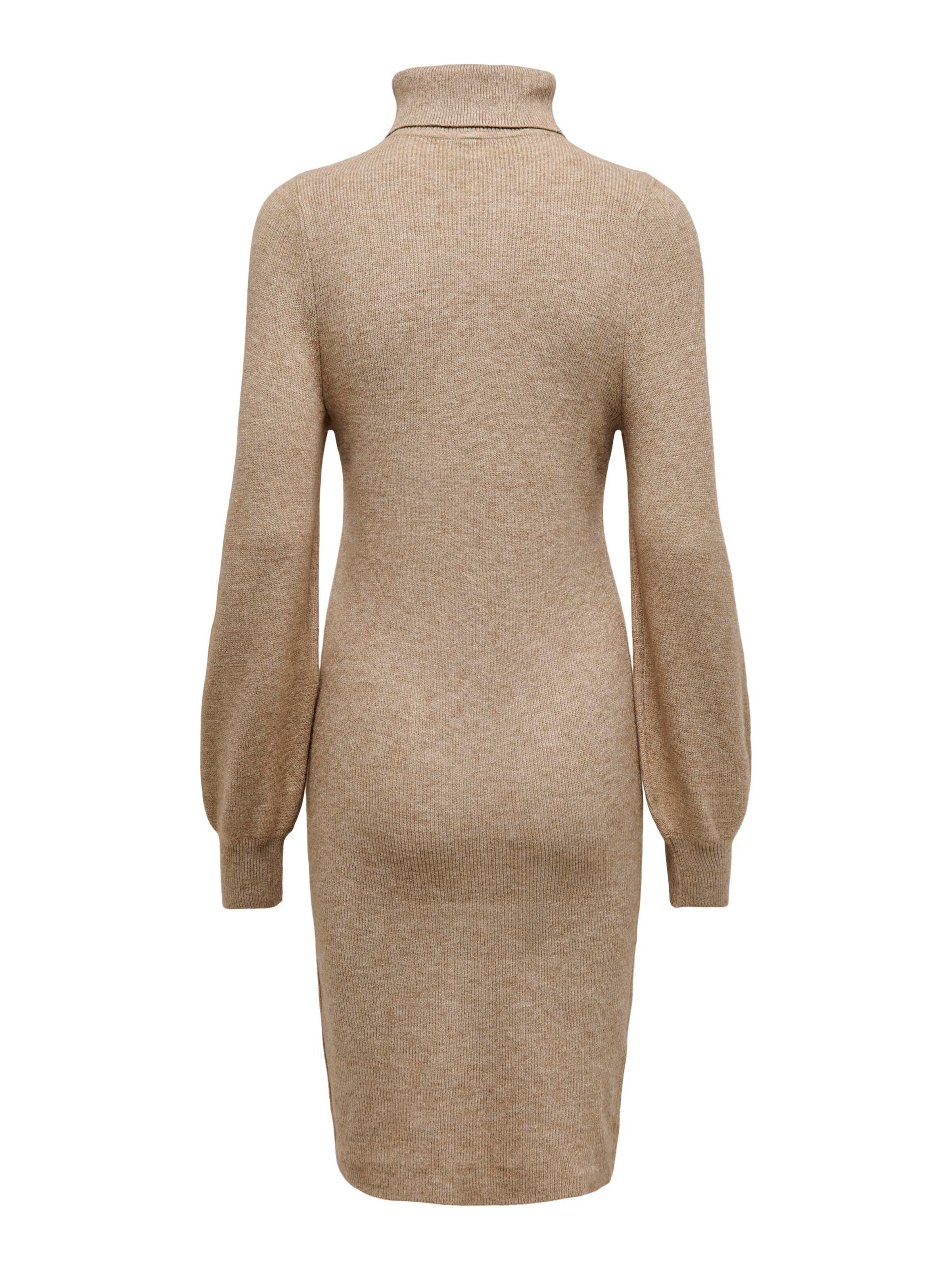 Robes en maille 'SASHA' ONLY en marron