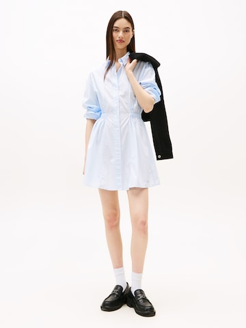 Tommy Jeans Dolga srajca | modra barva: sprednja stran