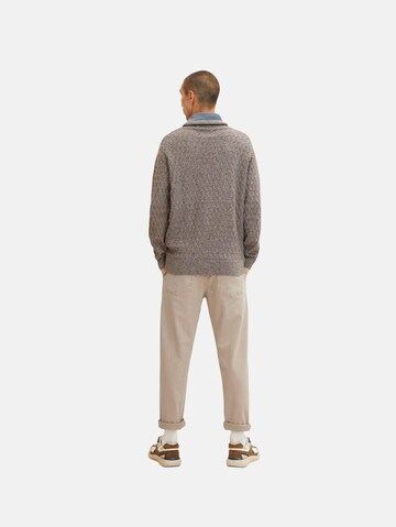 TOM TAILOR Pullover in Braun