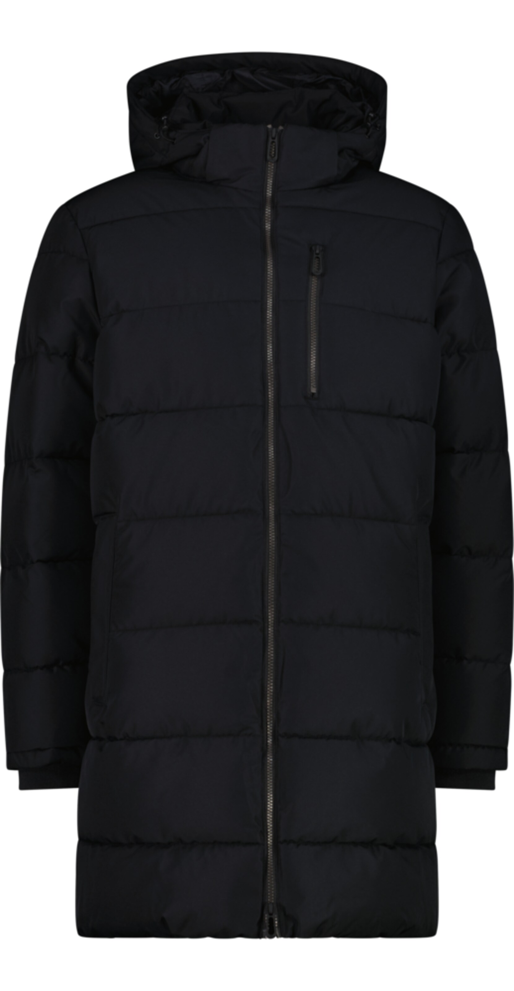 CMP Winterparka in Schwarz: Vorderseite