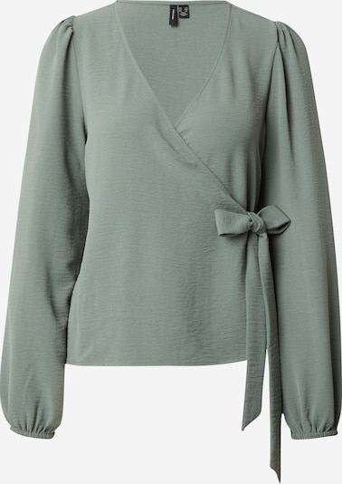 Vero Moda Petite Blouse 'ALVA' in de kleur Smaragd, Productweergave