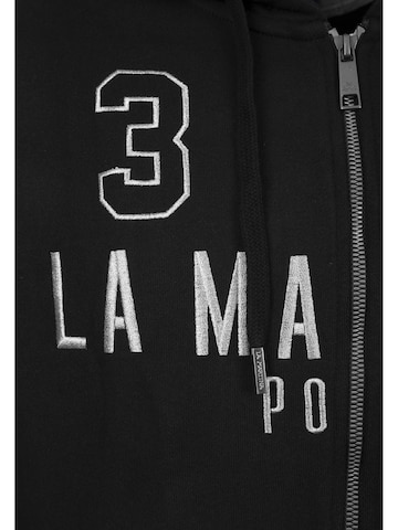 La Martina Sweatvest 'MBF305' in Zwart