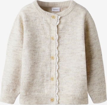 NAME IT - Cárdigan en beige: frente