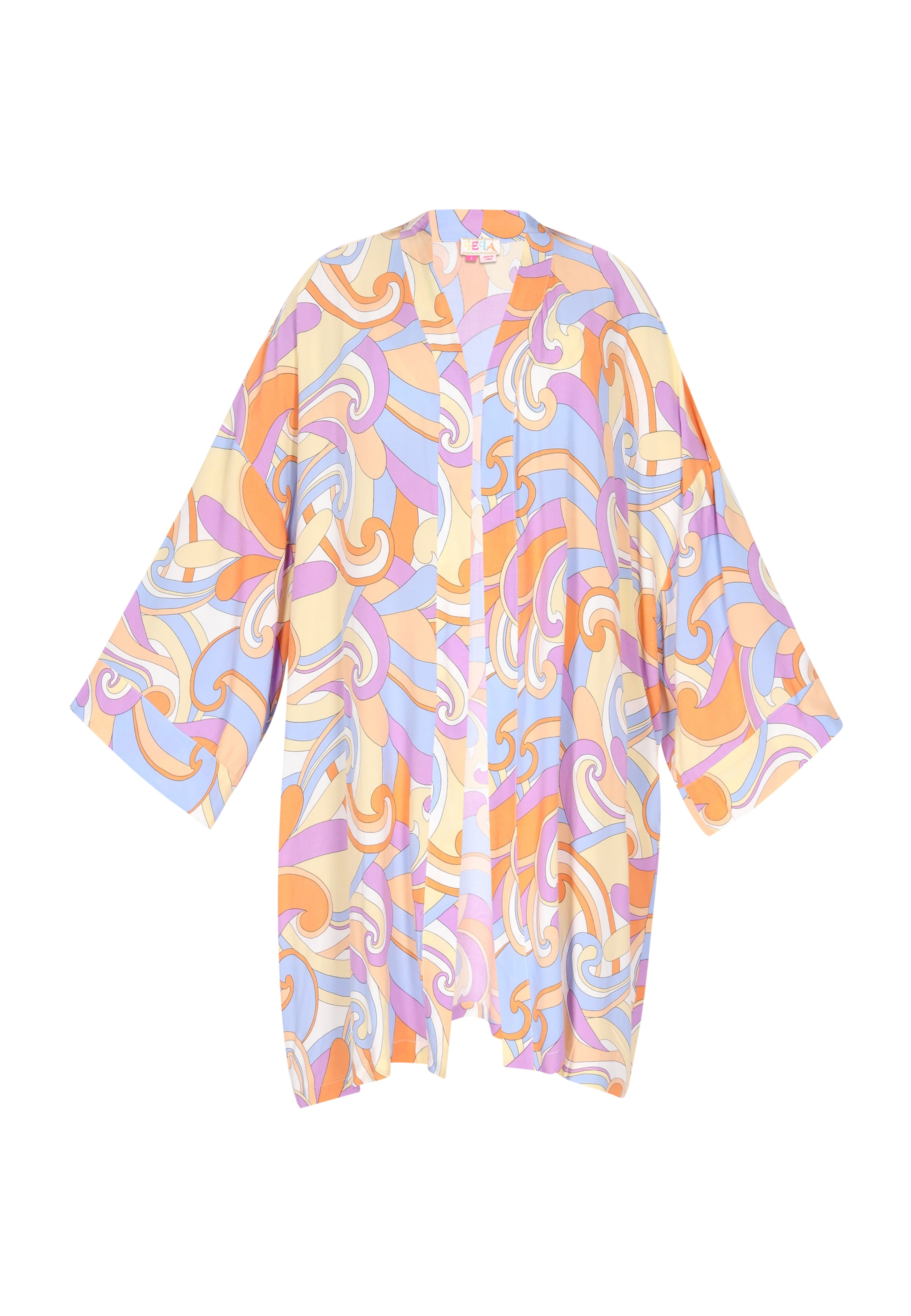 purpurinė IZIA Kimono: priekis