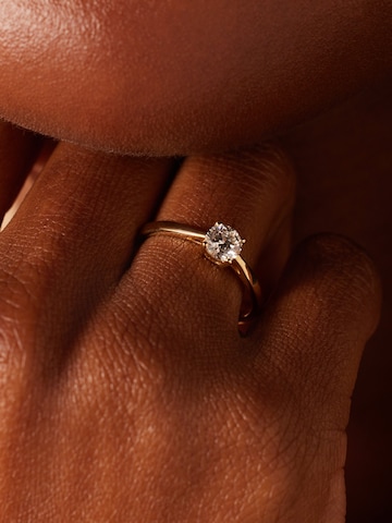 Bague 'Set' Lucardi en or : devant