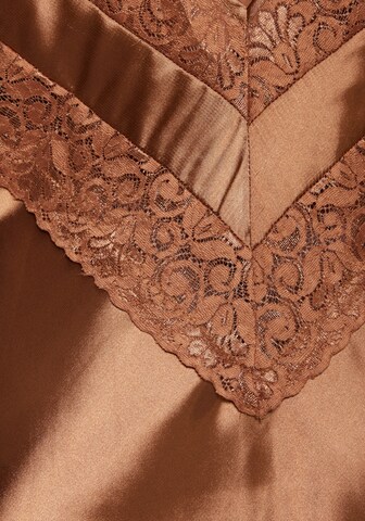 LASCANA Negligee in Brown
