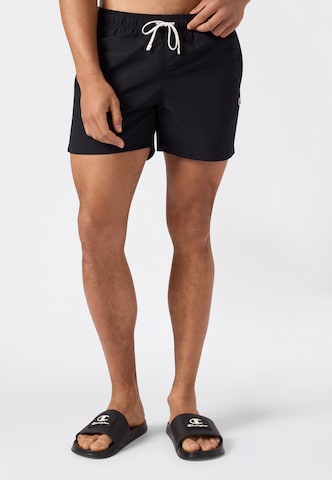 Champion Badeshorts in Schwarz: Vorderseite