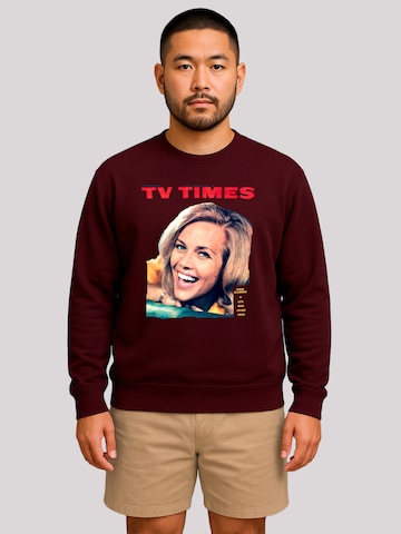Sweat-shirt 'TV Times Honor Blackman 1964 Cover' F4NT4STIC en marron : devant