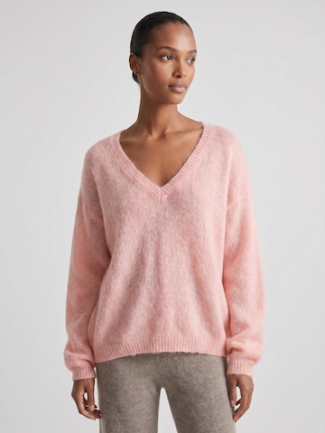americandreams Oversizepullover 'Silja'‌‌‌‌‌ in Orange: Vorderseite