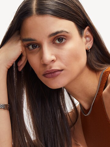 Boucles d'oreilles Liebeskind Berlin en argent : devant