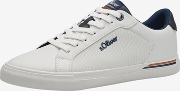 Sneaker bassa di s.Oliver in bianco: frontale