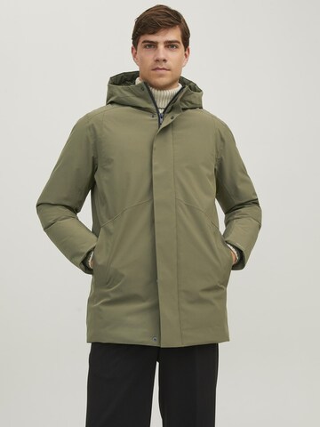 JACK & JONES Winter Jacket 'Keen' in Green: front