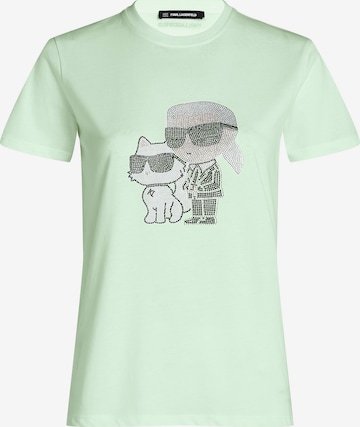 T-shirt Karl Lagerfeld en vert : devant