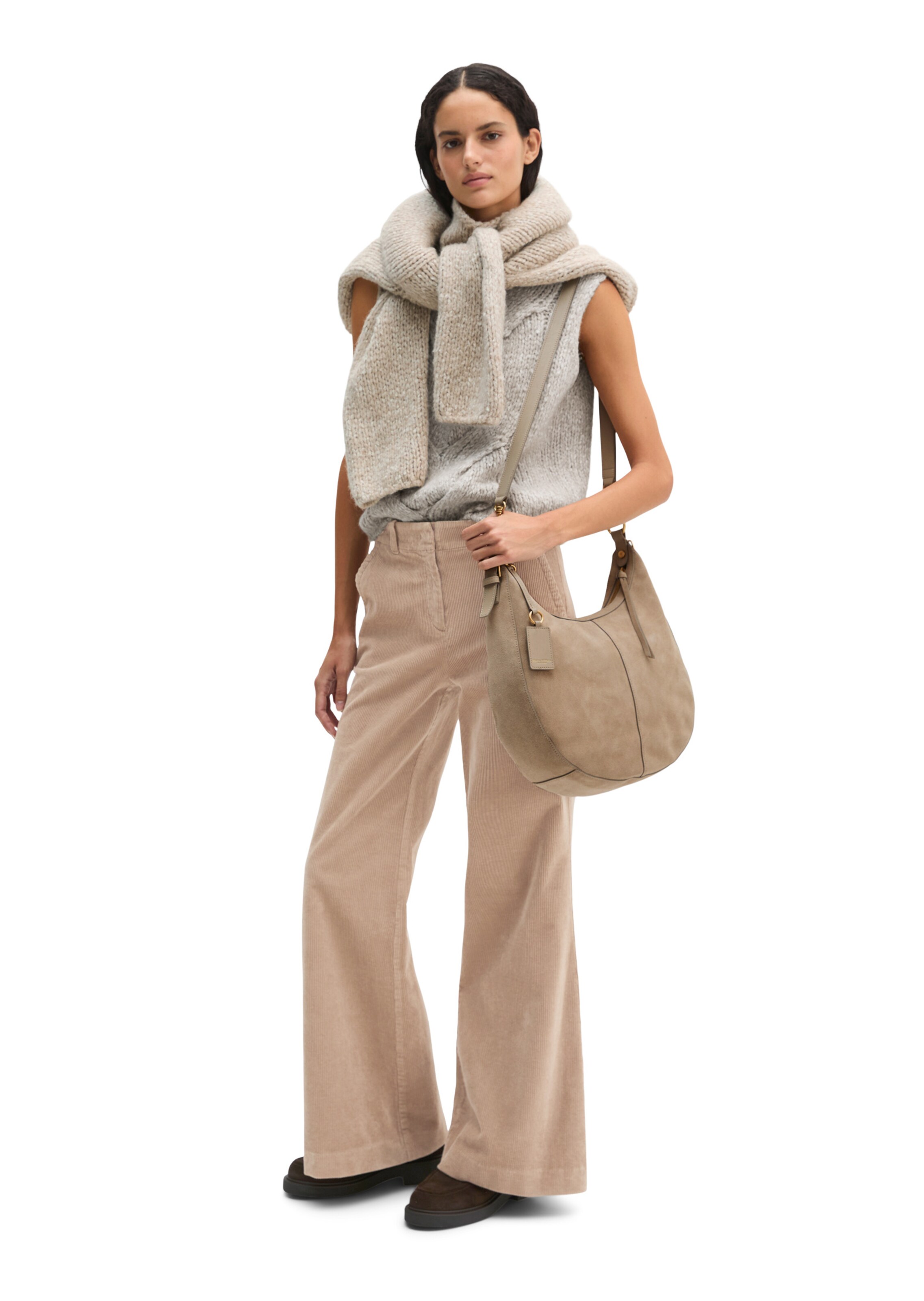Marc O'Polo Schoudertas 'Philine' in Beige: voorkant