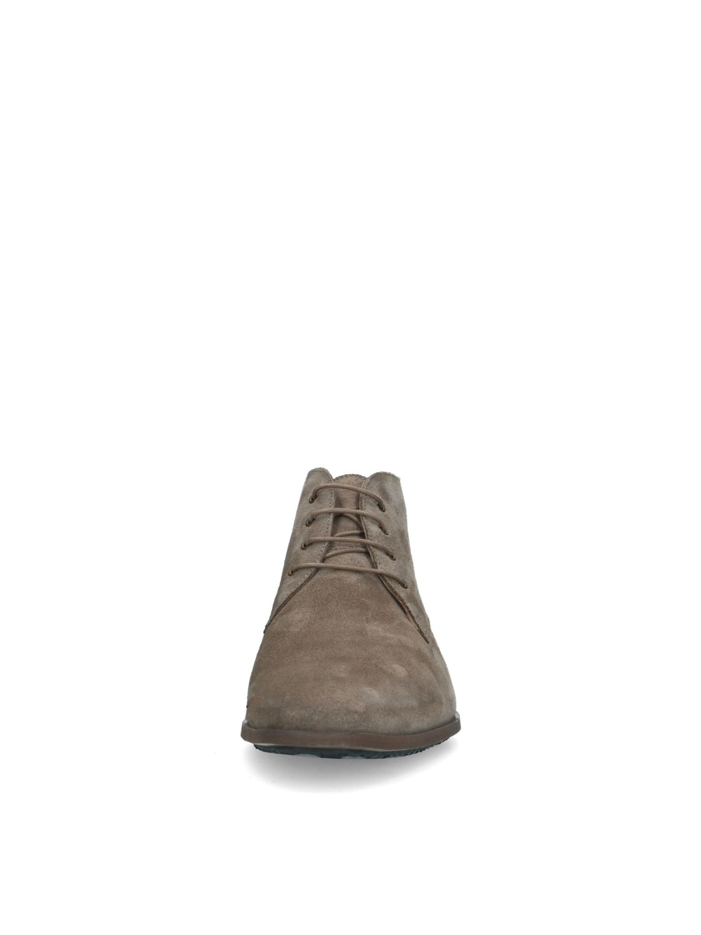 MANFIELD Lace-Up Boots in Grey