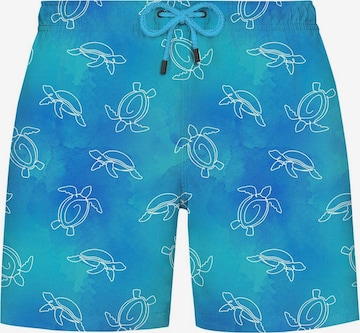 WESTMARK LONDON Board Shorts 'TROPIC' in Blue: front