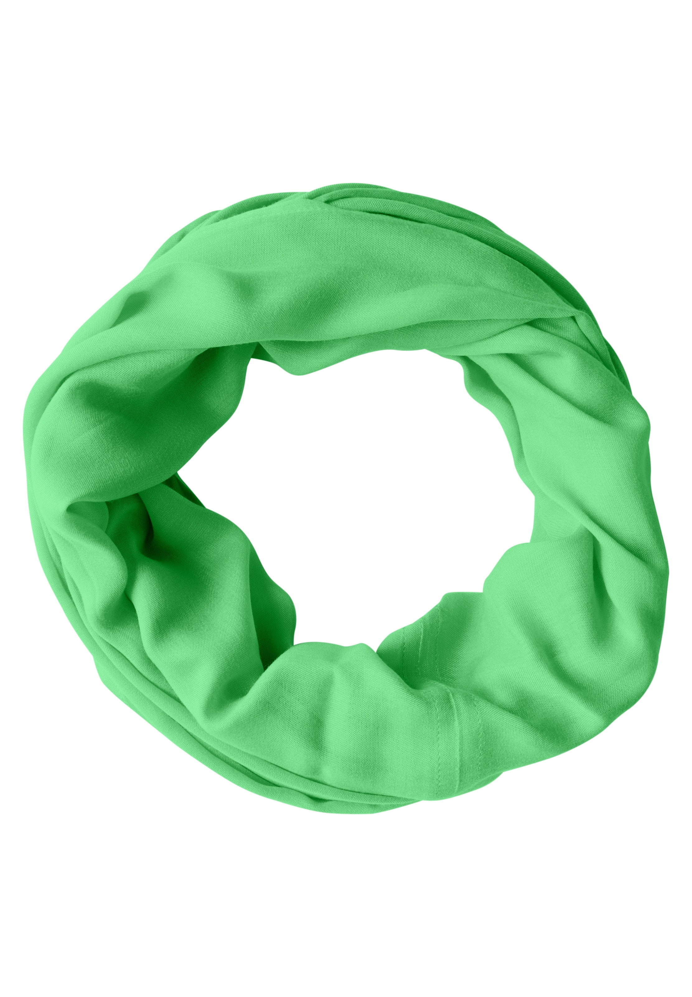 CECIL Tube Scarf in Green: front