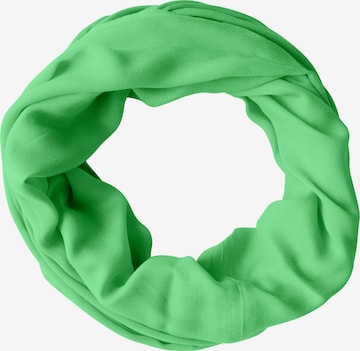 CECIL Loop Schal in Unifarbe in Grün: Vorderseite