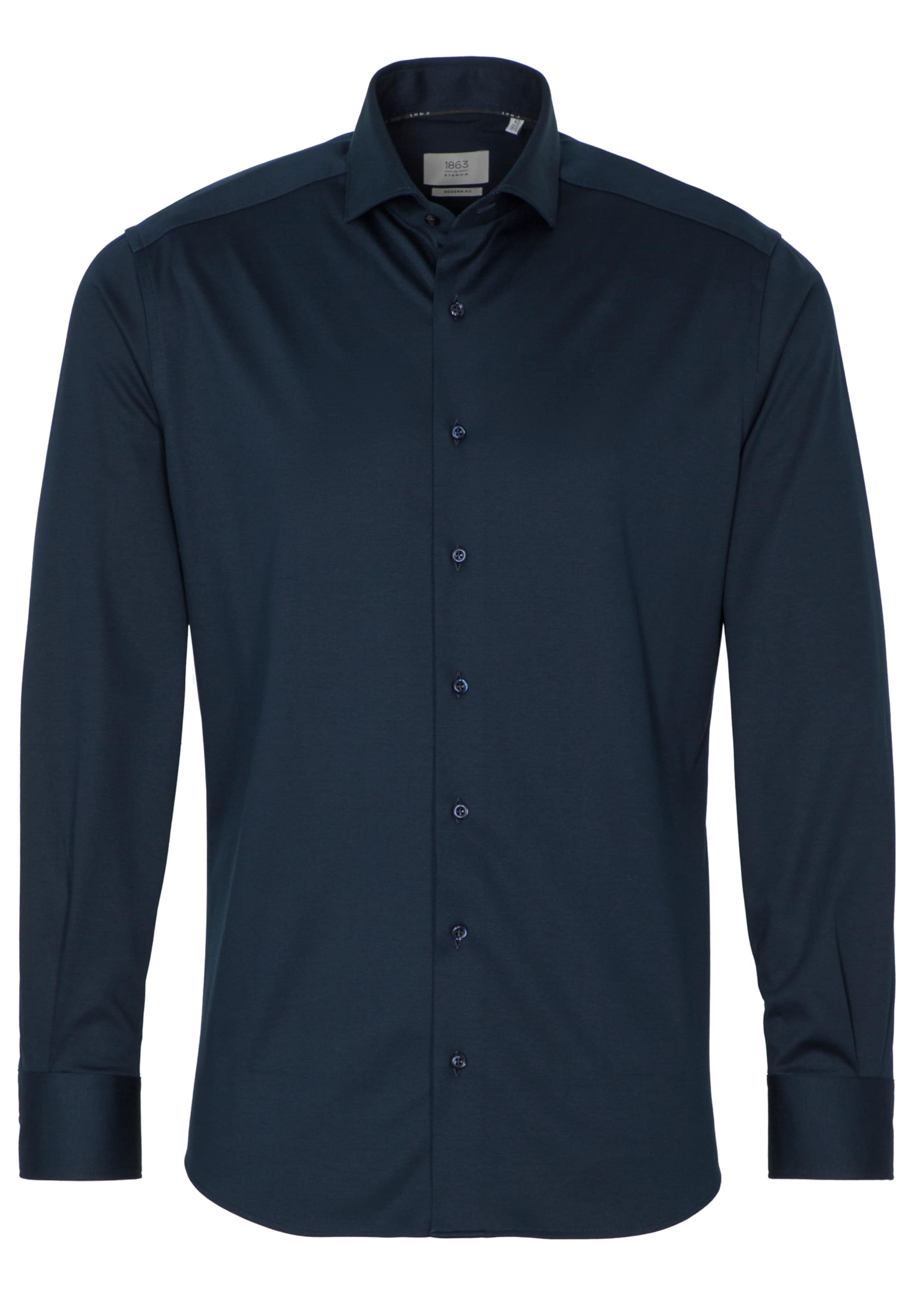 ETERNA Zakelijk overhemd in Blauw: voorkant