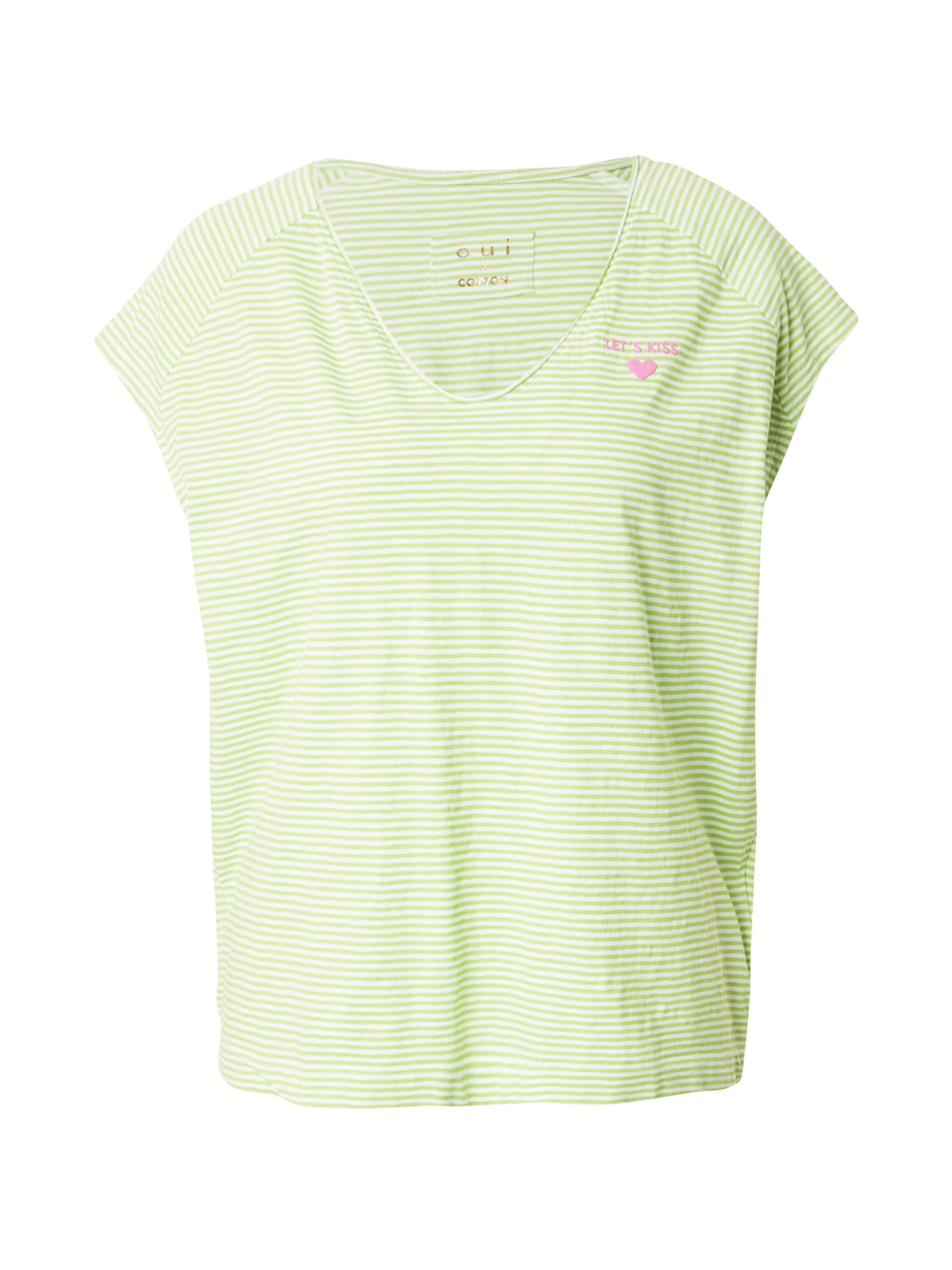 OUI Shirt in Groen: voorkant