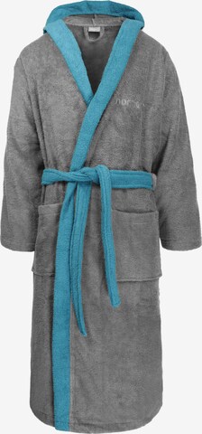 normani Long Bathrobe in Grey: front