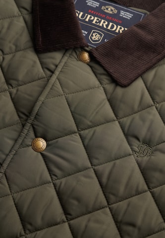 Veste mi-saison Superdry en vert
