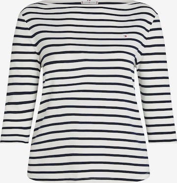 T-shirt Tommy Hilfiger Curve en bleu : devant