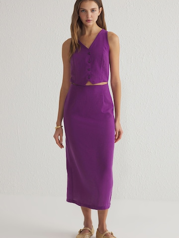 Trendyol Jurk in Lila: voorkant