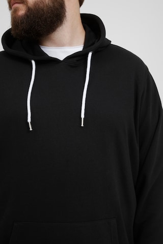 !Solid Hoodie in Schwarz