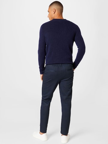 Slimfit Pantaloni con pieghe di Kronstadt in blu