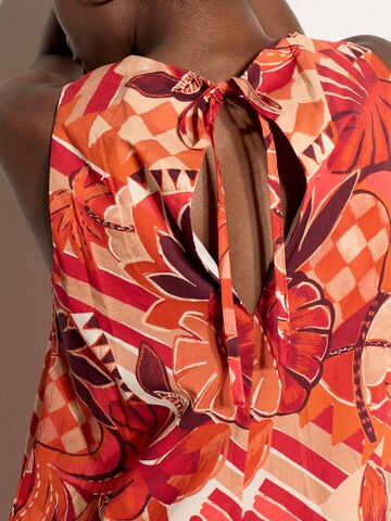 Apricot Dress ' ' in Red