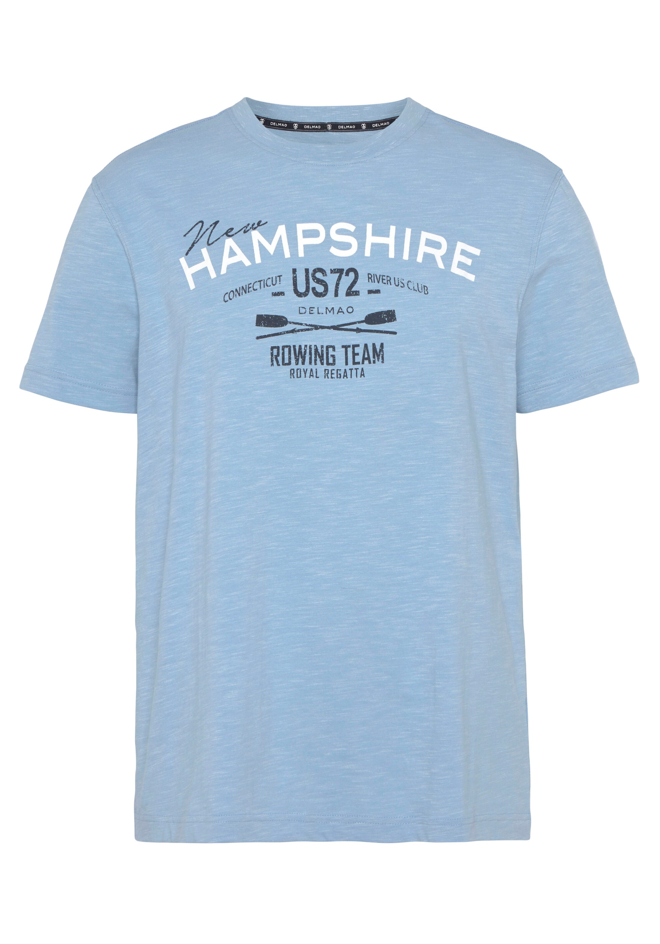 DELMAO Shirt in Blau: Vorderseite