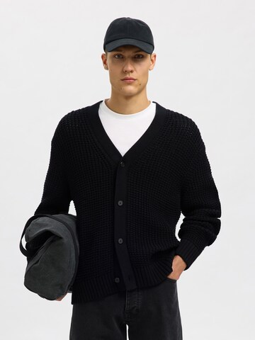 Vestes en maille SELECTED en noir : devant
