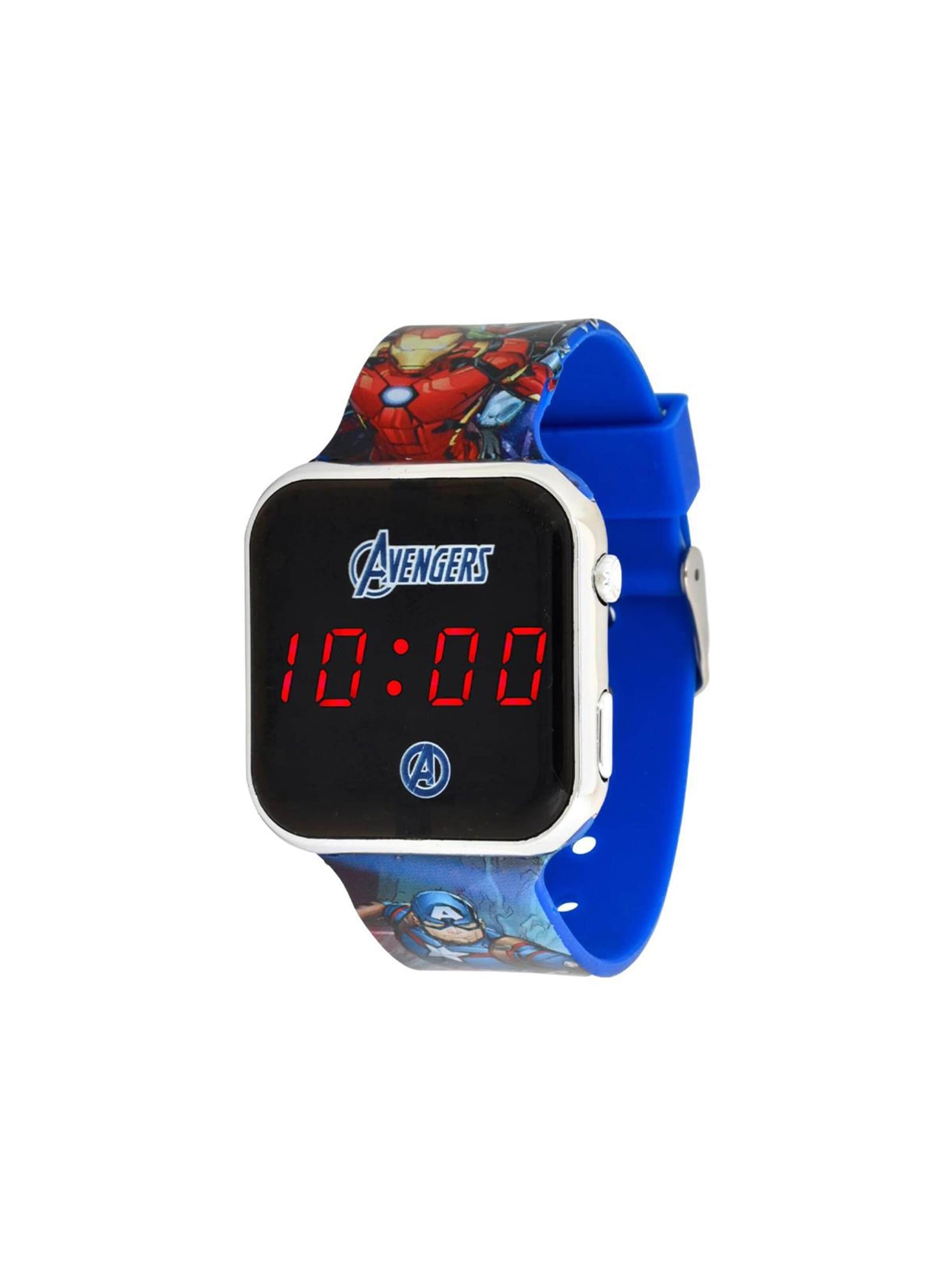 Montre 'Avengers LED Watch' DISNEY en bleu : devant