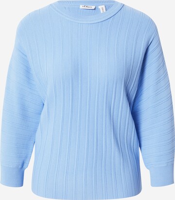 s.Oliver BLACK LABEL Sweater in Blue: front