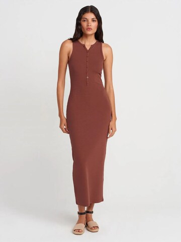 Robe Dilvin en marron