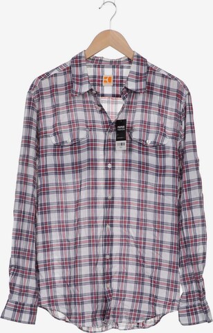 BOSS Orange Button Up Shirt in XXL in Mixed colors: front