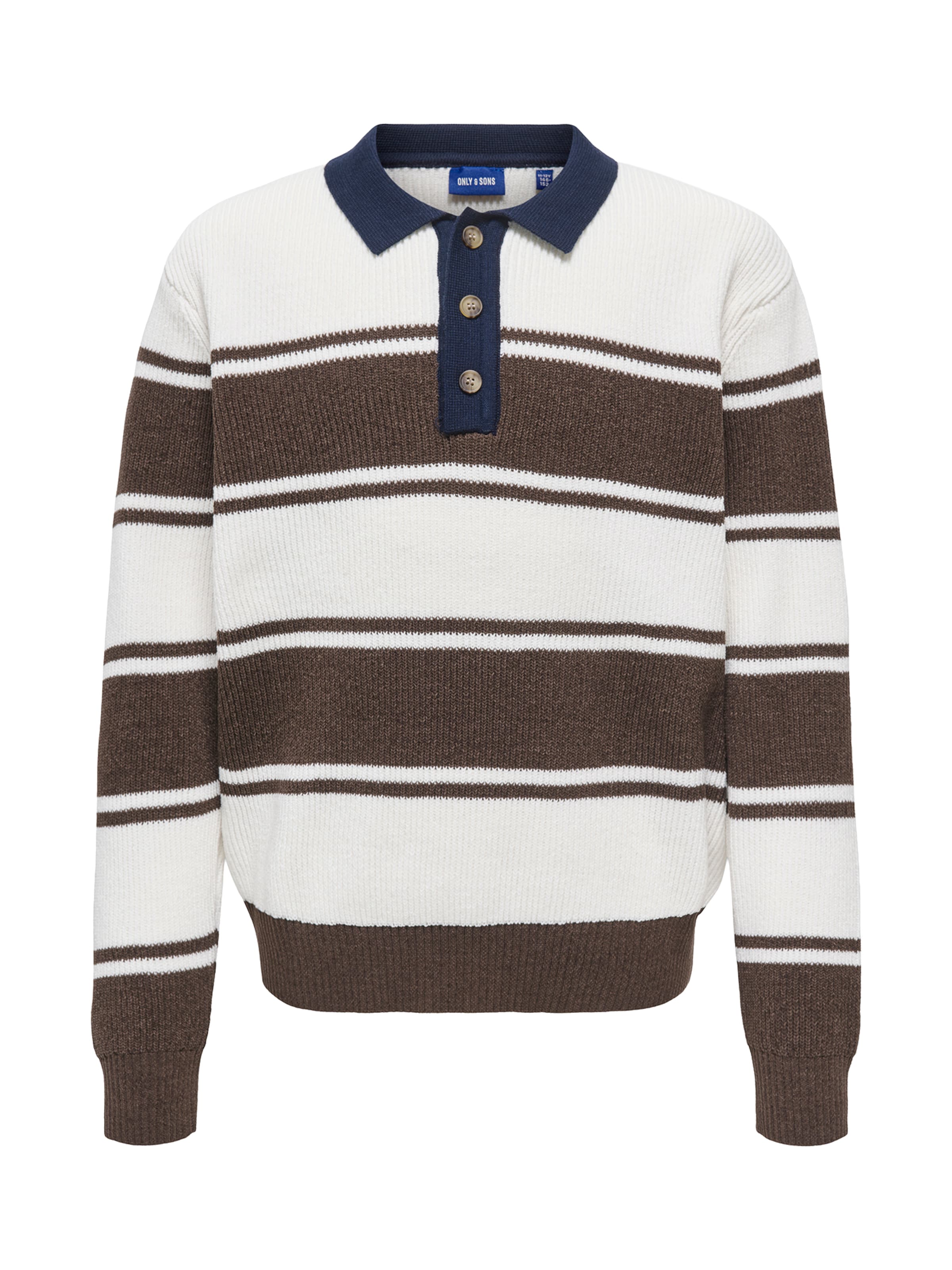 Only & Sons Junior Svetr 'OSJRODGER' – bílá: přední strana