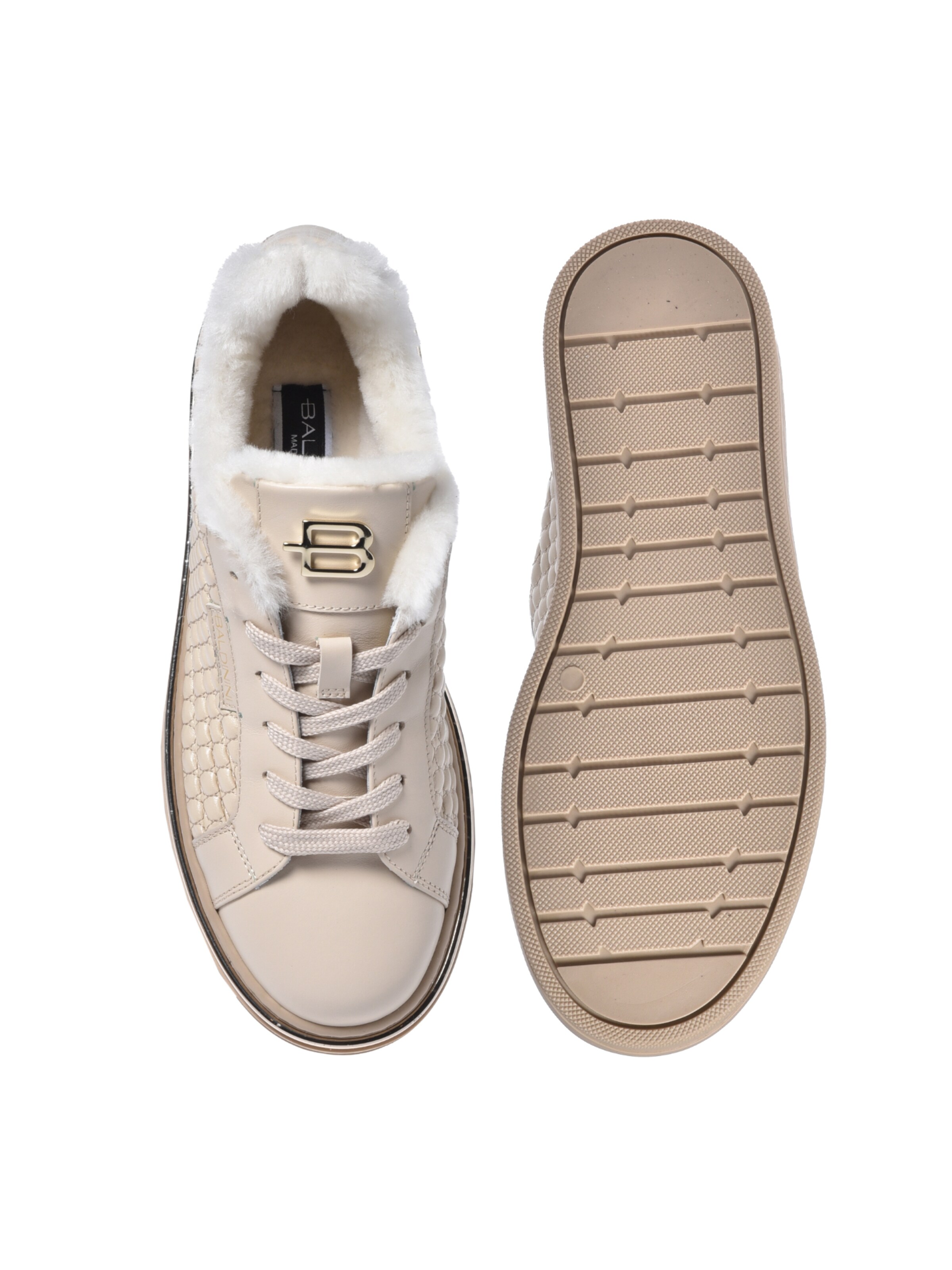 BALDININI Sneakers laag in Beige