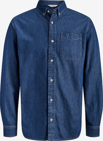 JACK & JONES Srajca 'JJEBROOK' | modra barva: sprednja stran