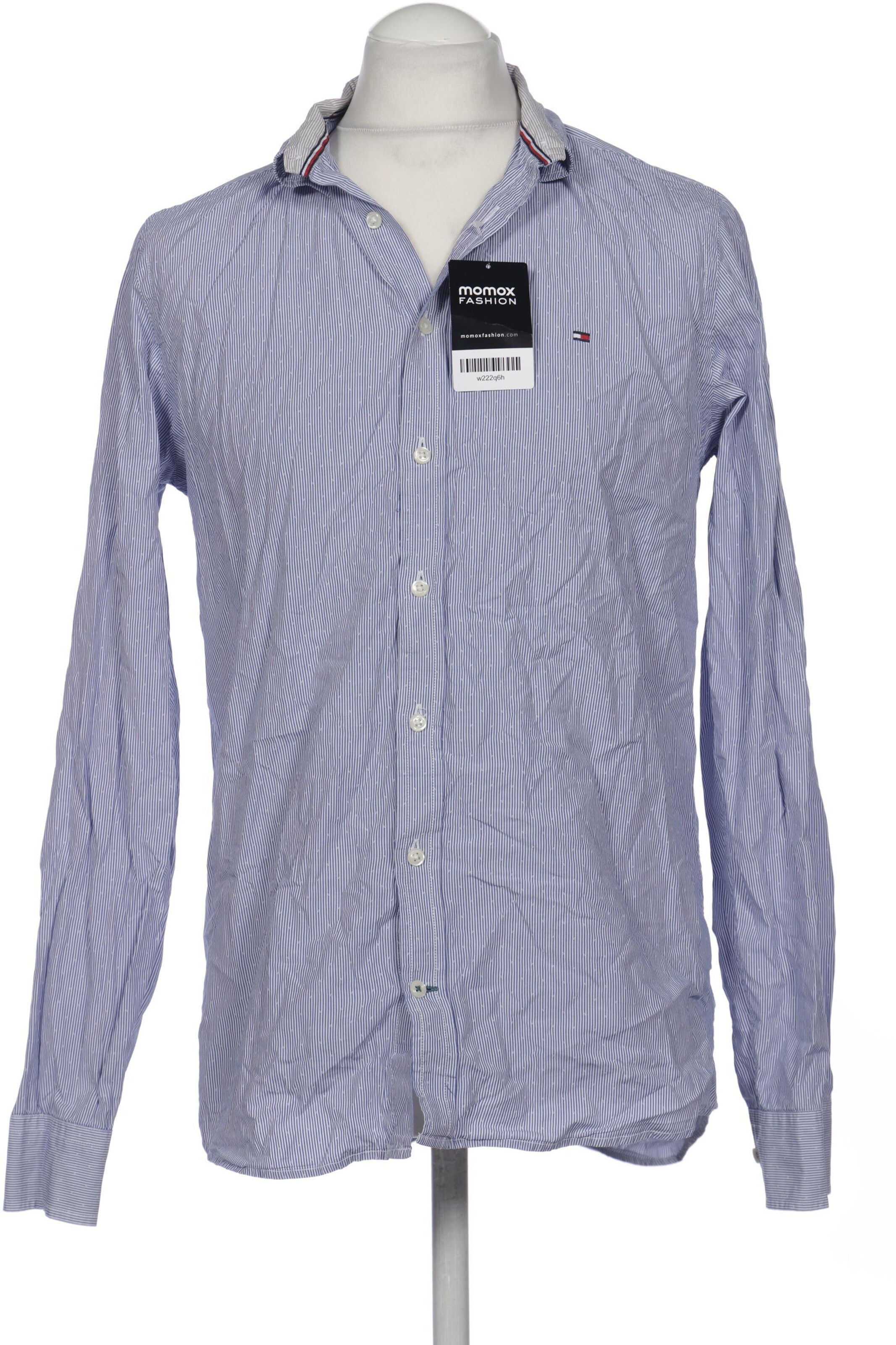 TOMMY HILFIGER Button Up Shirt in L in Purple: front