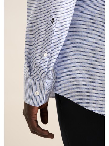 SEIDENSTICKER Slim Fit Hemd in Blau